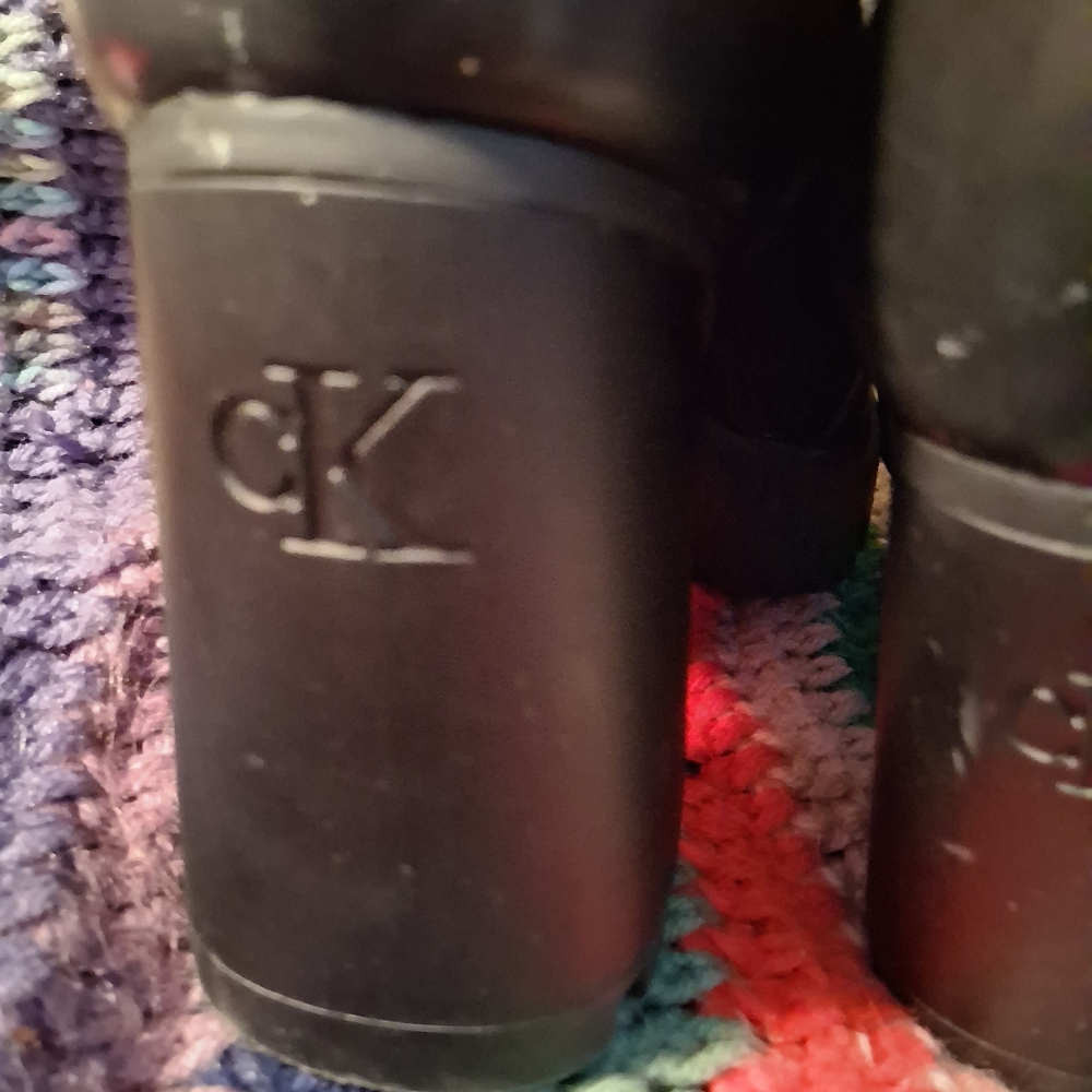 Calvin Klein Black Knit Boots.s - Picture 4 of 5